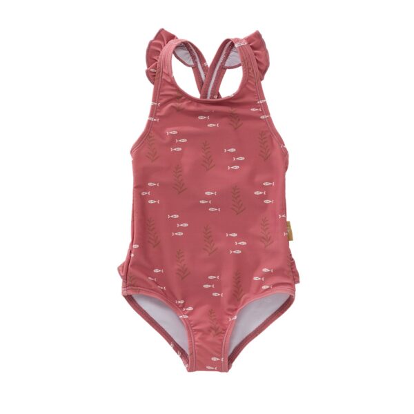 Bañador Niña Océano Rojo