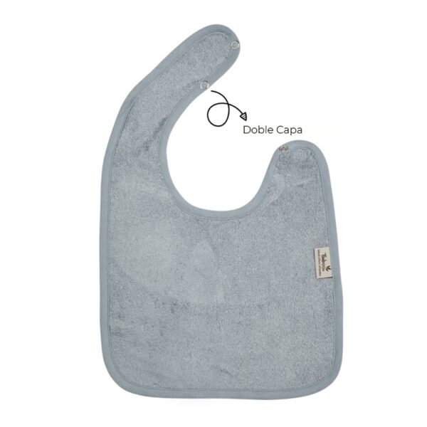 Babero Bebé Doble Moon Blue