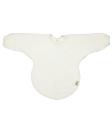 Babero Mangas con Puño Daisy White