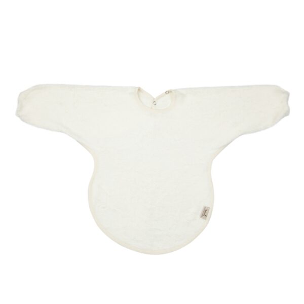 Babero Mangas con Puño Daisy White