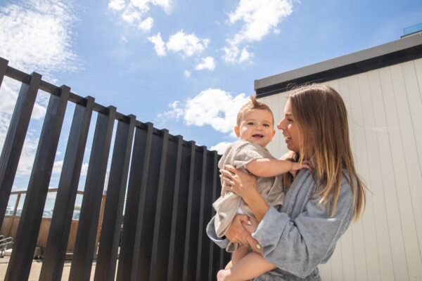 Poncho Feather Grey - Imagen 4