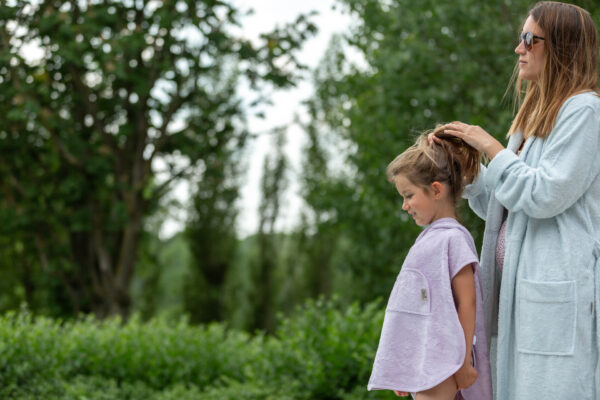 Poncho Silky Lillac - Imagen 6