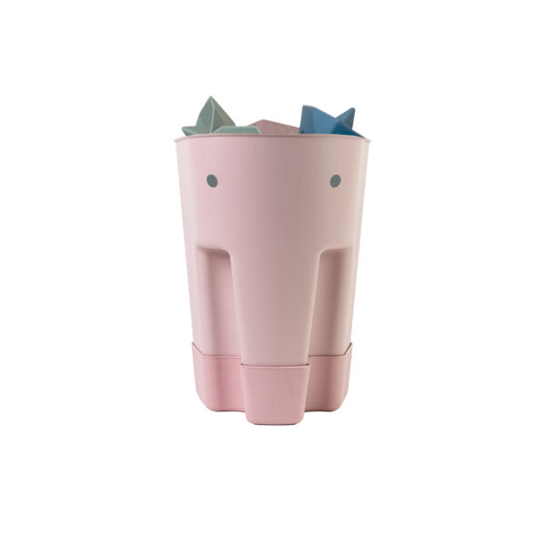 Cubo Juguetes de Baño Shnuggle- Blush Pink