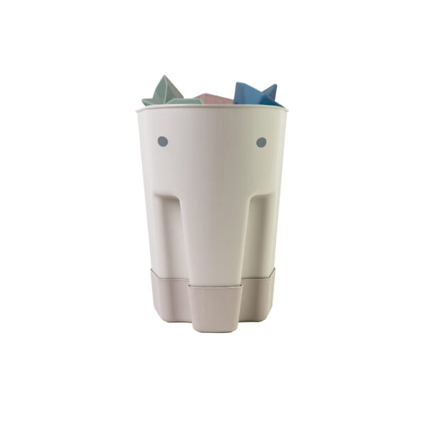 Cubo Juguetes de Baño Shnuggle- Taupe