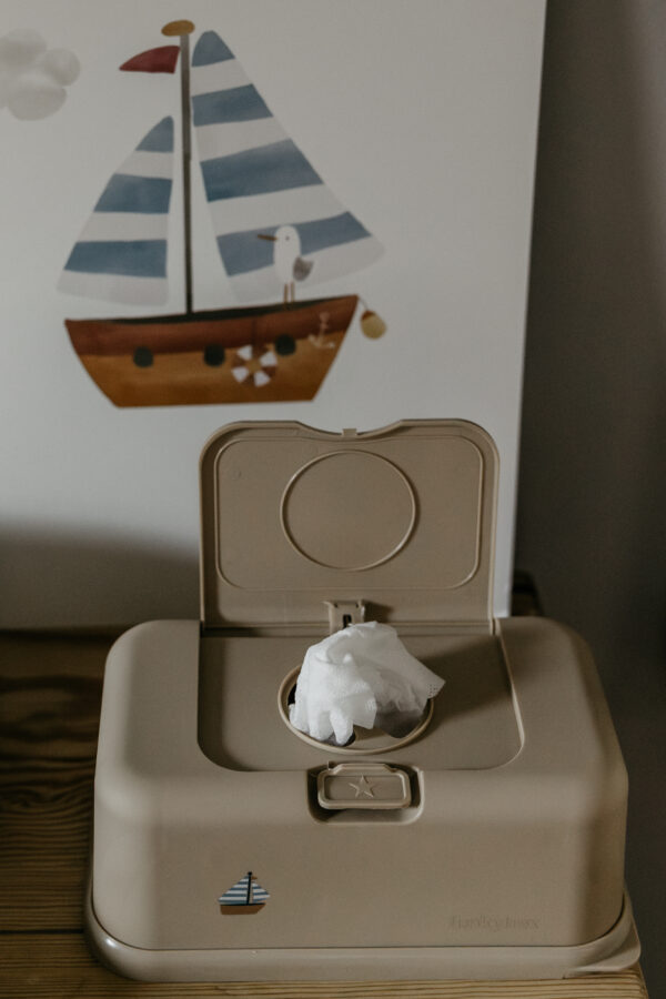 Dispensador de Toallitas Beige Barco - Imagen 2