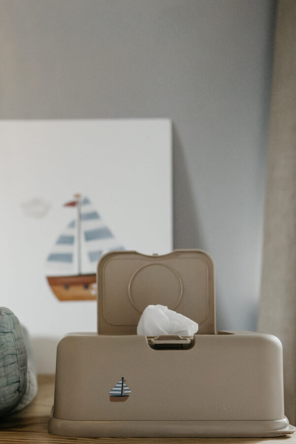 Dispensador de Toallitas Beige Barco - Imagen 4