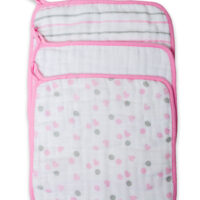 Mini Muselinas Rosa 30 x 30 Cm Pack 3 - Imagen 2