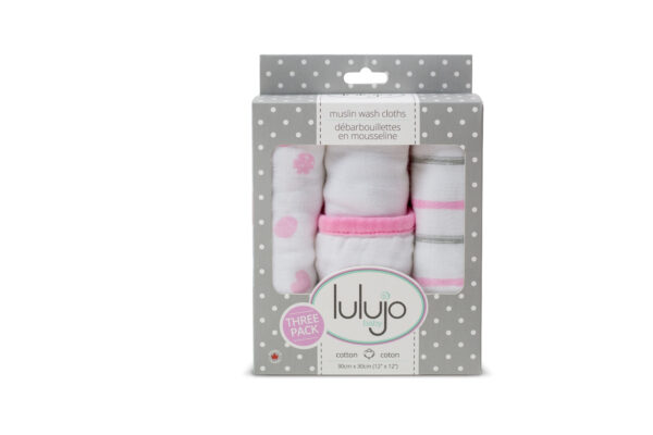 Mini Muselinas Rosa 30 x 30 Cm Pack 3 - Imagen 3