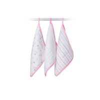 Mini Muselinas Rosa 30 x 30 Cm Pack 3