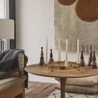 Candelabro Pearl Advent Brass - Imagen 2