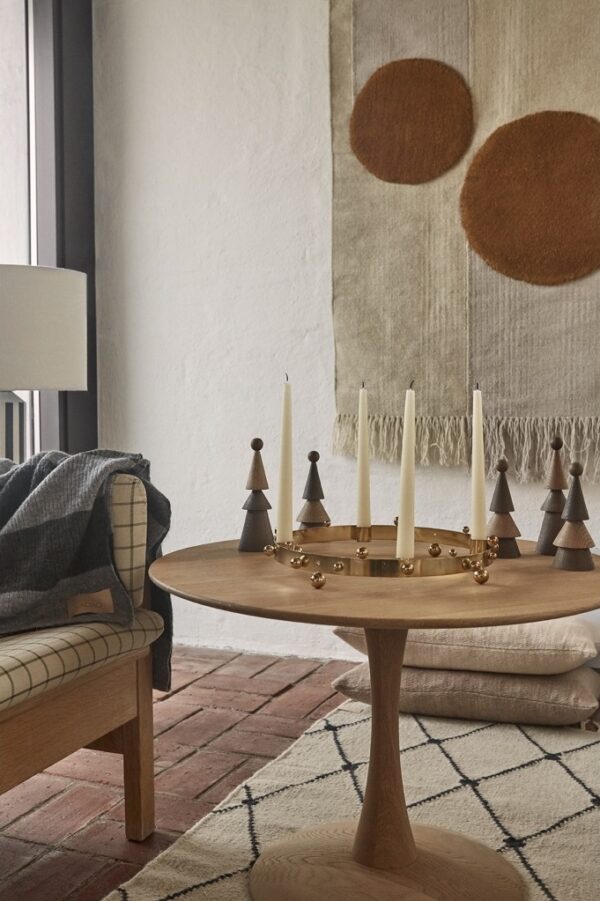 Candelabro Pearl Advent Brass - Imagen 2