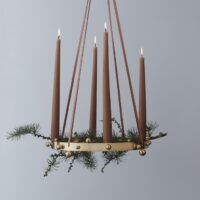 Candelabro Pearl Advent Brass - Imagen 3