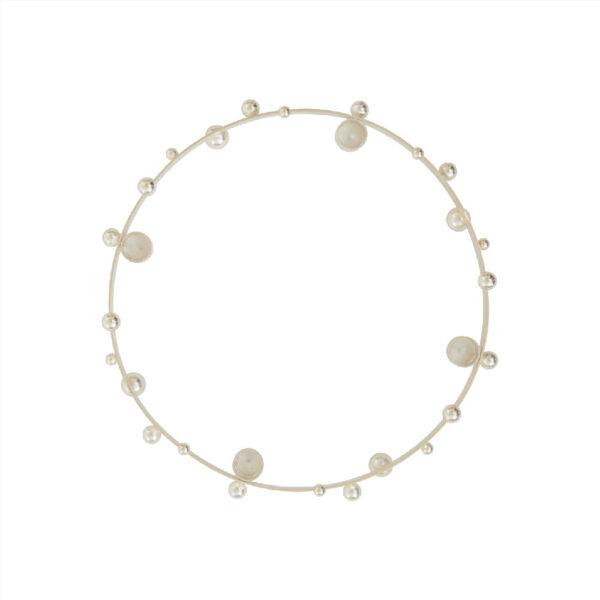 Candelabro Pearl Advent Silver - Imagen 4
