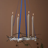 Candelabro Pearl Advent Silver - Imagen 2