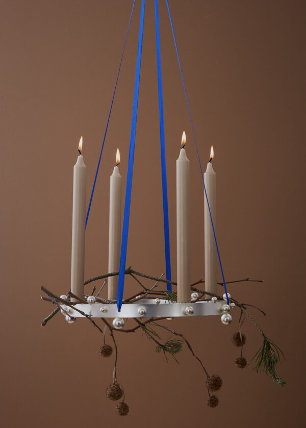 Candelabro Pearl Advent Silver - Imagen 2