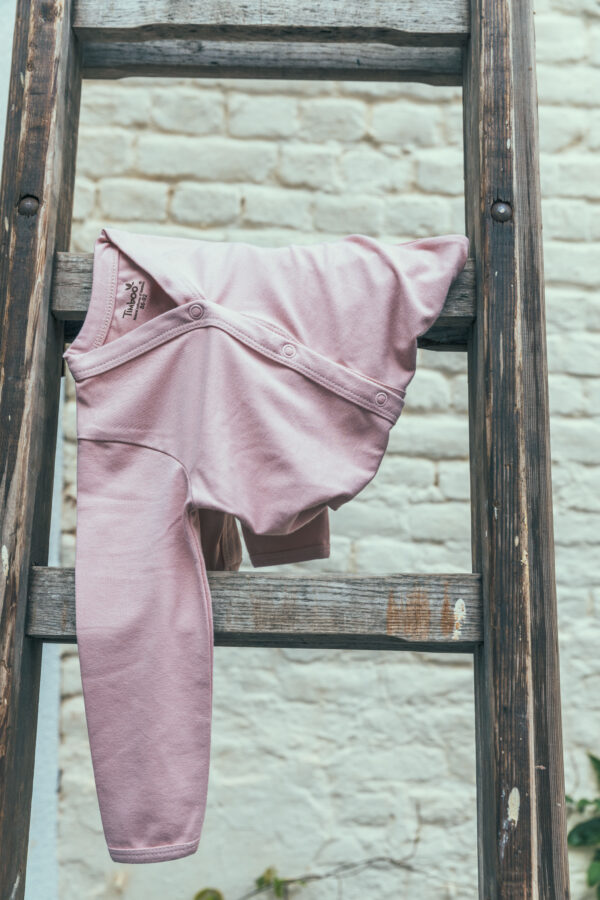 Pijama Manga Larga con Pies Misty Rose - Imagen 6