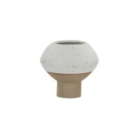 Hagi Mini Jarrón Oyoy Living White/Brown