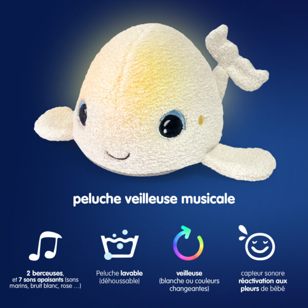 Peluche Luminoso Beluga - Imagen 5