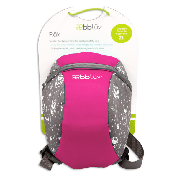PÄK - MOCHILA ANTIPERDIDA - FUCSIA - Imagen 2