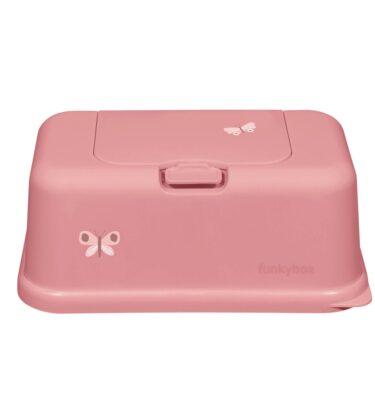 Dispensador de Toallitas Rosa Mariposa