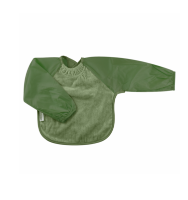 Babero Manga Larga Oliva