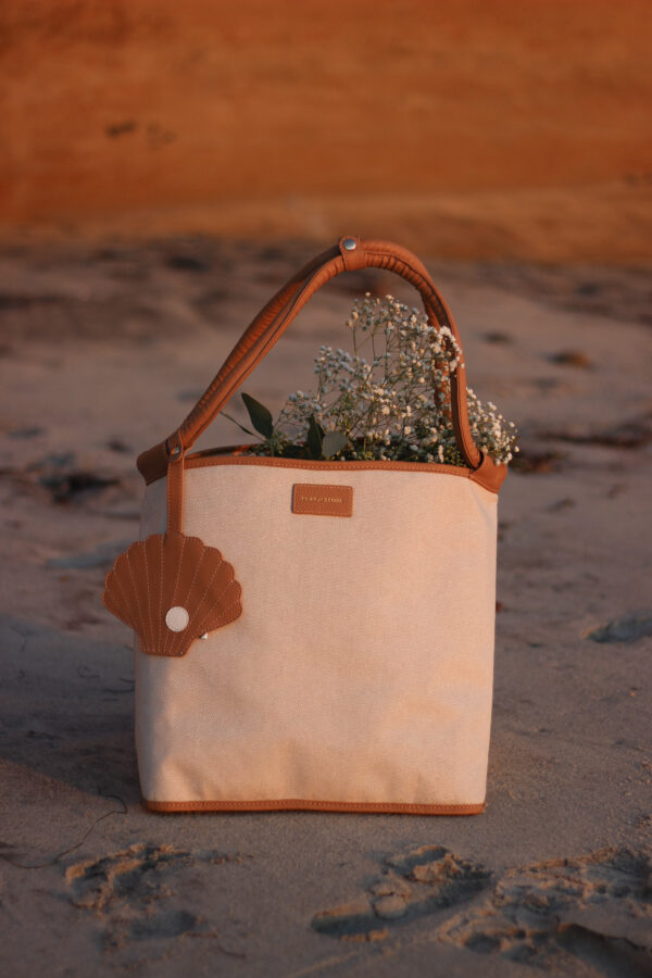 BOLSO DE PLAYA PREMIUM CAMEL - Imagen 4