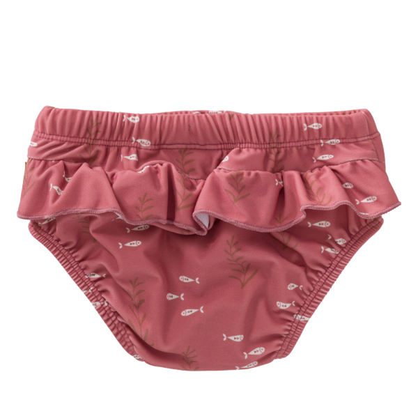 Bañador Pañal Volante Océano Rojo - Imagen 2