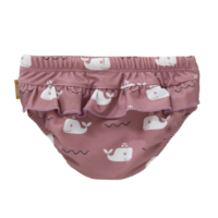 Bañador Pañal Volante Ballena Rosa 3-6 meses - Imagen 2