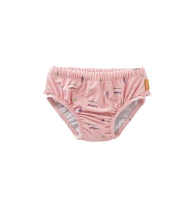 Bañador Pañal Volante Surf Rosa