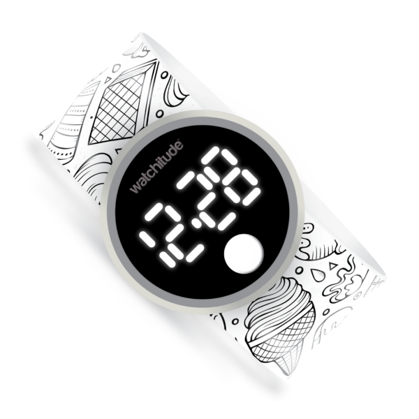RELOJ COLOREABLE HELADOS - Imagen 2