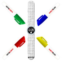 RELOJ COLOREABLE BLOQUES