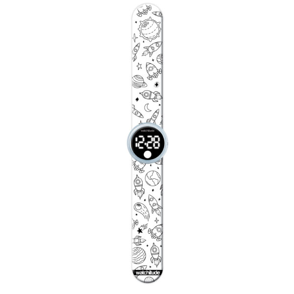 RELOJ COLOREABLE COHETES - Imagen 2