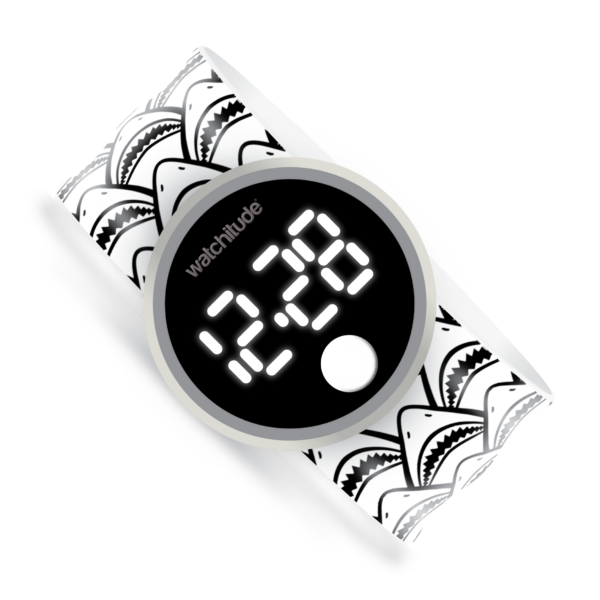 RELOJ COLOREABLE TIBURONES - Imagen 2