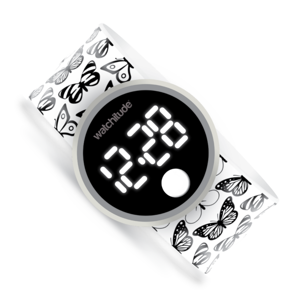 RELOJ COLOREABLE MARIPOSAS - Imagen 3