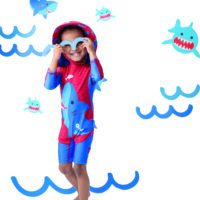 Bañador Suit Bebé Tiburón Azul - Imagen 2