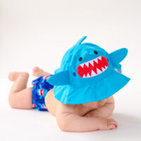Set Bañador Pañal y Gorro Tiburón - Imagen 3
