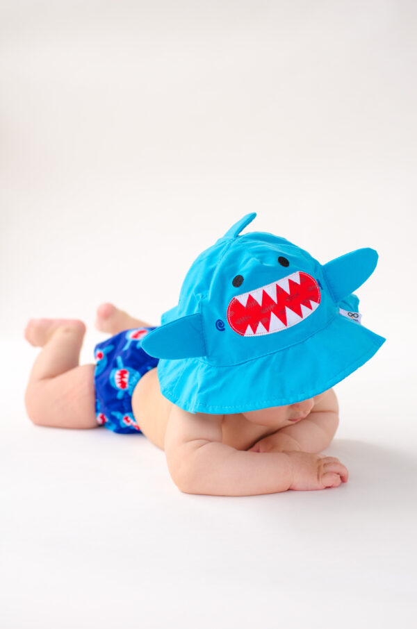 Set Bañador Pañal y Gorro Tiburón - Imagen 3
