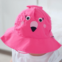 Set Bañador Pañal y Gorro Flamenco - Imagen 2
