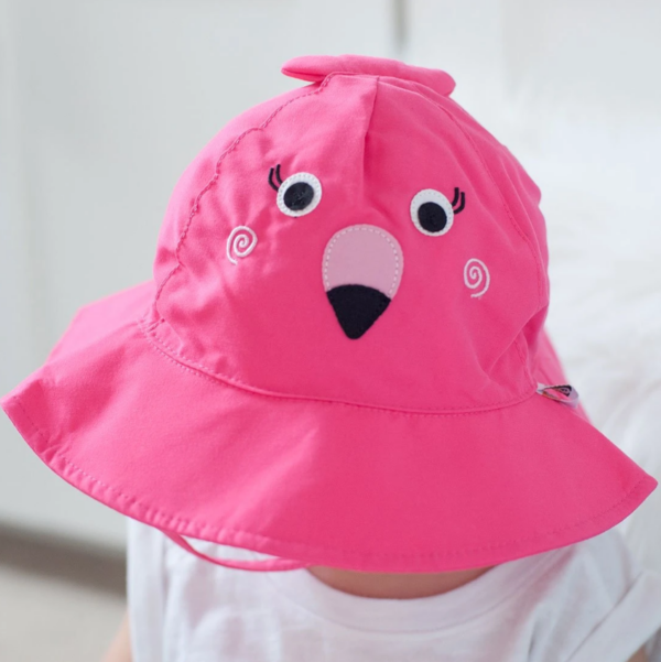 Set Bañador Pañal y Gorro Flamenco - Imagen 2