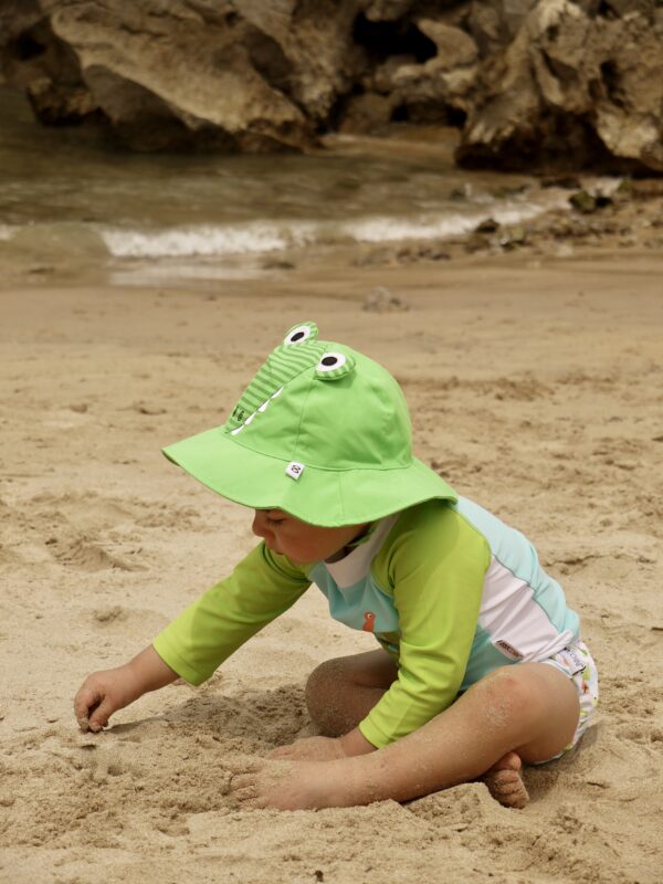 Set Bañador Pañal y Gorro Cocodrilo - Imagen 3