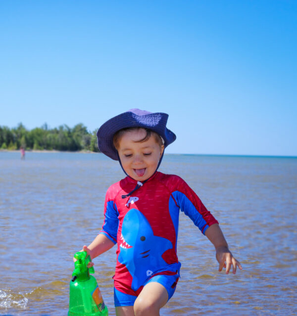 Bañador Suit Bebé Tiburón Azul - Imagen 3