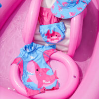 Bañador Suit Bebé Tiburón Rosa - Imagen 3