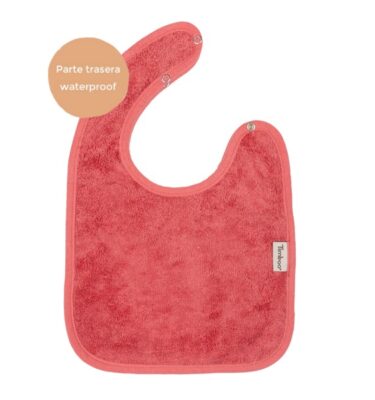 Babero Bebé Waterproof - RASPERRY ROSE