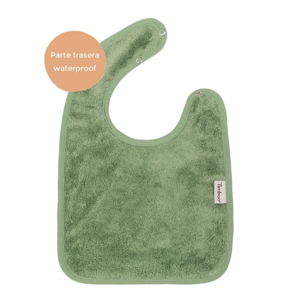 Babero Bebé Waterproof - Aloe green