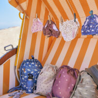 Mochila Saco Gotas Rosas - Imagen 3