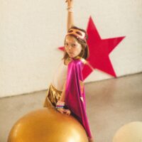 SET SUPERHÉROE ROSA - Imagen 8