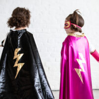 SET SUPERHÉROE ROSA - Imagen 9