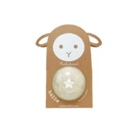 Pelota 10 cm Glitter Plata