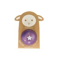 Pelota 10 cm Glitter Púrpura