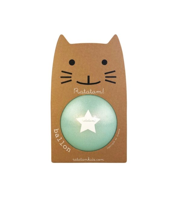 Pelota 15 cm Glitter Azul